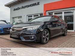 Crystal black Gebraucht 2017 Honda Civic Elegance Limousine | 14.795 € (Guter Preis)