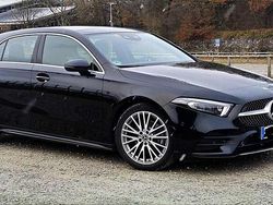 Schwarz Gebraucht 2019 Mercedes A200 AMG line Limousine | 19.990 € (Fairer Preis)