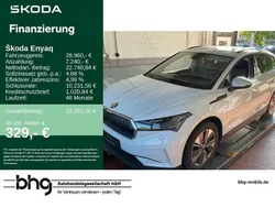 Moonweiß perleffekt Gebraucht 2021 Skoda Enyaq iV SUV | 28.960 € (Teuer)