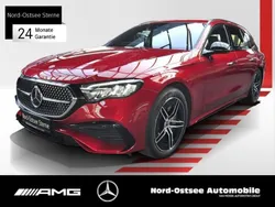 Rot Gebraucht 2024 Mercedes E300 AMG Limousine | 52.990 € (Guter Preis)