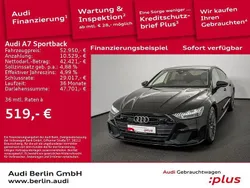 Brillantschwarz Gebraucht 2022 Audi A7 Sportback Ambiente Kleinwagen | 52.950 € (Etwas zu teuer)