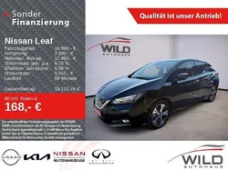M) (schwarz Gebraucht 2021 Nissan Leaf 360º Kleinwagen | 14.990 € (Fairer Preis)