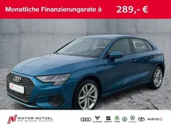 Blau Gebraucht 2021 Audi A3 Sportback e-tron Design Limousine | 21.960 € (Guter Preis)