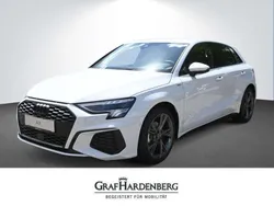 Gletscherweiß metallic Neu 2024 Audi A3 Sportback S-Line Limousine | 38.900 € (Fairer Preis)