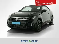 Deep black perleffekt schwarz Gebraucht 2024 VW T-Roc Cabriolet R-line Cabrio | 33.440 € (Guter Preis)