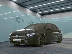Schwarz Gebraucht 2021 Mercedes A180 AMG Limousine | 29.345 € (Fairer Preis)