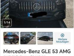 Schwarz Gebraucht 2024 Mercedes GLE53 AMG AMG SUV | 105.000 € (Superpreis)