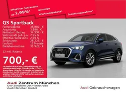 Navarrablau metallic Gebraucht 2023 Audi Q3 S-Line SUV | 38.882 € (Guter Preis)