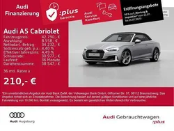 Florettsilber metallic Gebraucht 2024 Audi A5 Cabriolet Advanced Plus Cabrio | 42.790 € (Guter Preis)