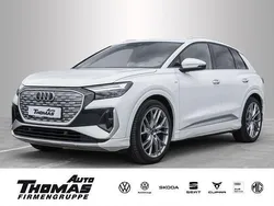 Gletscherweiß metallic Gebraucht 2022 Audi Q4 e-tron S-Line SUV | 34.900 € (Superpreis)
