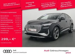 Schwarz / mythosschwarz Gebraucht 2021 Audi Q4 Sportback e-tron Basis SUV | 36.980 € (Etwas zu teuer)