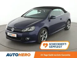 Blau Gebraucht 2016 VW Golf Cabriolet LOUNGE Cabrio | 12.640 € (Fairer Preis)