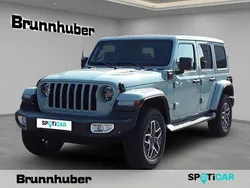Grau Gebraucht 2023 Jeep Wrangler Unlimited Sahara SUV | 68.950 € (Etwas zu teuer)