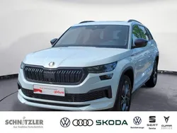 Moonweiß perleffekt (metallic) Gebraucht 2022 Skoda Kodiaq SportLine SUV | 33.480 € (Fairer Preis)