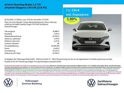 Weiß Gebraucht 2023 VW Arteon Elegance Kombi | 36.880 € (Fairer Preis)