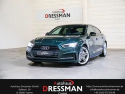 Gotlandgrün metallic Gebraucht 2018 Audi A5 Sportback S-Line Limousine | 23.570 € (Fairer Preis)