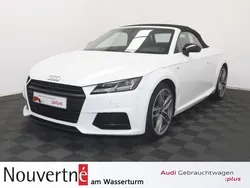 Ibisweiß (white), solid Gebraucht 2018 Audi TT Roadster S-Line Cabrio | 27.950 € (Fairer Preis)