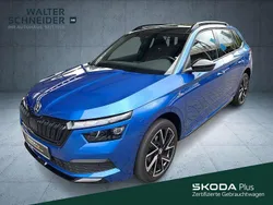 Raceblau metallic (metallic) Gebraucht 2021 Skoda Kamiq Monte Carlo SUV | 21.950 € (Fairer Preis)