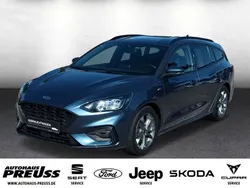 Chromablau metallic (blau) Gebraucht 2021 Ford Focus ST-Line Kombi | 16.850 € (Teuer)