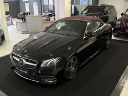 Schwarz unilack Gebraucht 2017 Mercedes E220 AMG line Cabrio | 33.900 € (Etwas zu teuer)
