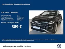 Schwarz Neu 2025 VW T-Roc Cabriolet Style Cabrio | 44.336 € (Fairer Preis)
