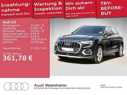 Mythosschwarz metallic Gebraucht 2022 Audi Q3 Advanced SUV | 33.991 € (Fairer Preis)