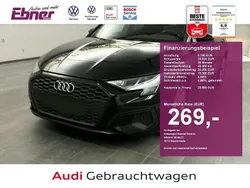 Brilliantschwarz Gebraucht 2021 Audi A3 Sportback Basis Limousine | 23.880 € (Fairer Preis)
