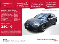 Grau Gebraucht 2022 Audi A3 Sportback e-tron Advanced Limousine | 21.890 € (Fairer Preis)
