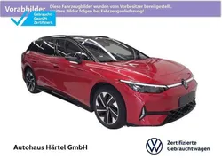Kings red, metallic Gebraucht 2024 VW ID.7 GTX Limousine | 56.800 € (Fairer Preis)
