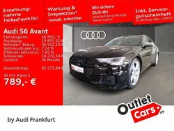Brillantschwarz Gebraucht 2022 Audi S6 Ambiente Kombi | 56.850 € (Fairer Preis)