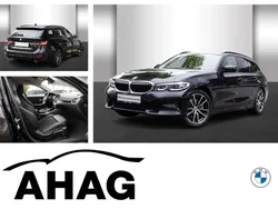 Saphirschwarz metallic Gebraucht 2022 BMW 320e Sport Line Kombi | 29.940 € (Etwas zu teuer)