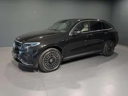Schwarz metalliclack obsidians Gebraucht 2022 Mercedes EQC400 AMG line SUV | 36.900 € (Fairer Preis)