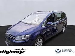 Atlantik blue metallic Gebraucht 2021 VW Sharan Highline Van / Kleinbus | 31.440 € (Etwas zu teuer)