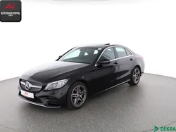 Schwarz Gebraucht 2021 Mercedes C180 AMG Limousine | 31.480 € (Fairer Preis)
