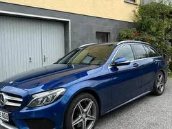 Blau Gebraucht 2015 Mercedes C250 AMG line Kombi | 16.500 € (Fairer Preis)