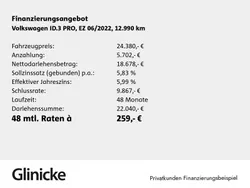 Grau Gebraucht 2022 VW ID.3 Pro Kleinwagen | 24.380 € (Fairer Preis)