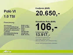 Rot Gebraucht 2024 VW Polo Life Limousine | 20.650 € (Fairer Preis)
