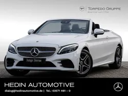 Unilack polarweiß Gebraucht 2020 Mercedes C180 AMG Cabrio | 31.990 € (Superpreis)
