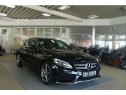 Obsidianschwarz metalliclack (metallic) Gebraucht 2017 Mercedes C200 AMG Limousine | 23.450 € (Etwas zu teuer)