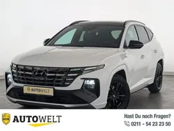 Atlas white / sol Gebraucht 2022 Hyundai Tucson N Line SUV | 26.260 € (Etwas zu teuer)