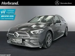 Grau Gebraucht 2024 Mercedes C220 AMG line Kombi | 41.890 € (Fairer Preis)