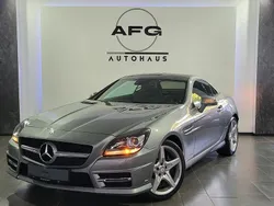 Silber Gebraucht 2015 Mercedes SLK200 AMG line Cabrio | 24.995 € (Fairer Preis)