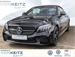 Schwarz Gebraucht 2020 Mercedes C200 AMG line Cabrio | 29.990 € (Superpreis)