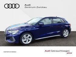 Blau Gebraucht 2022 Audi A3 S-Line Limousine | 24.830 € (Guter Preis)