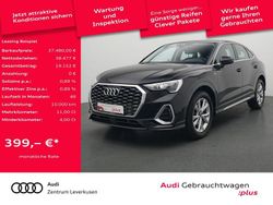 Schwarz Gebraucht 2024 Audi Q3 Sportback S-Line SUV | 43.980 € (Teuer)