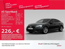 Mythosschwarz metallic Gebraucht 2024 Audi A5 S-Line Coupé | 46.441 € (Superpreis)