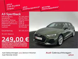 Distriktgrün metallic Gebraucht 2024 Audi A3 S-Line Limousine | 35.343 € (Superpreis)