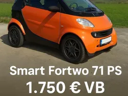 Orange Gebraucht 2001 Smart ForTwo Coupé Coupé | 1.750 €
