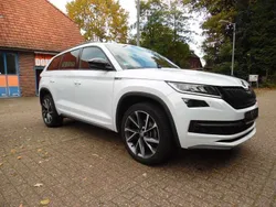 Moonweiss metallic Gebraucht 2019 Skoda Kodiaq SportLine SUV | 25.990 € (Etwas zu teuer)