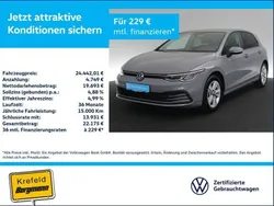 Grau / mondstein grau Gebraucht 2022 VW Golf VIII Life Limousine | 24.442 € (Fairer Preis)